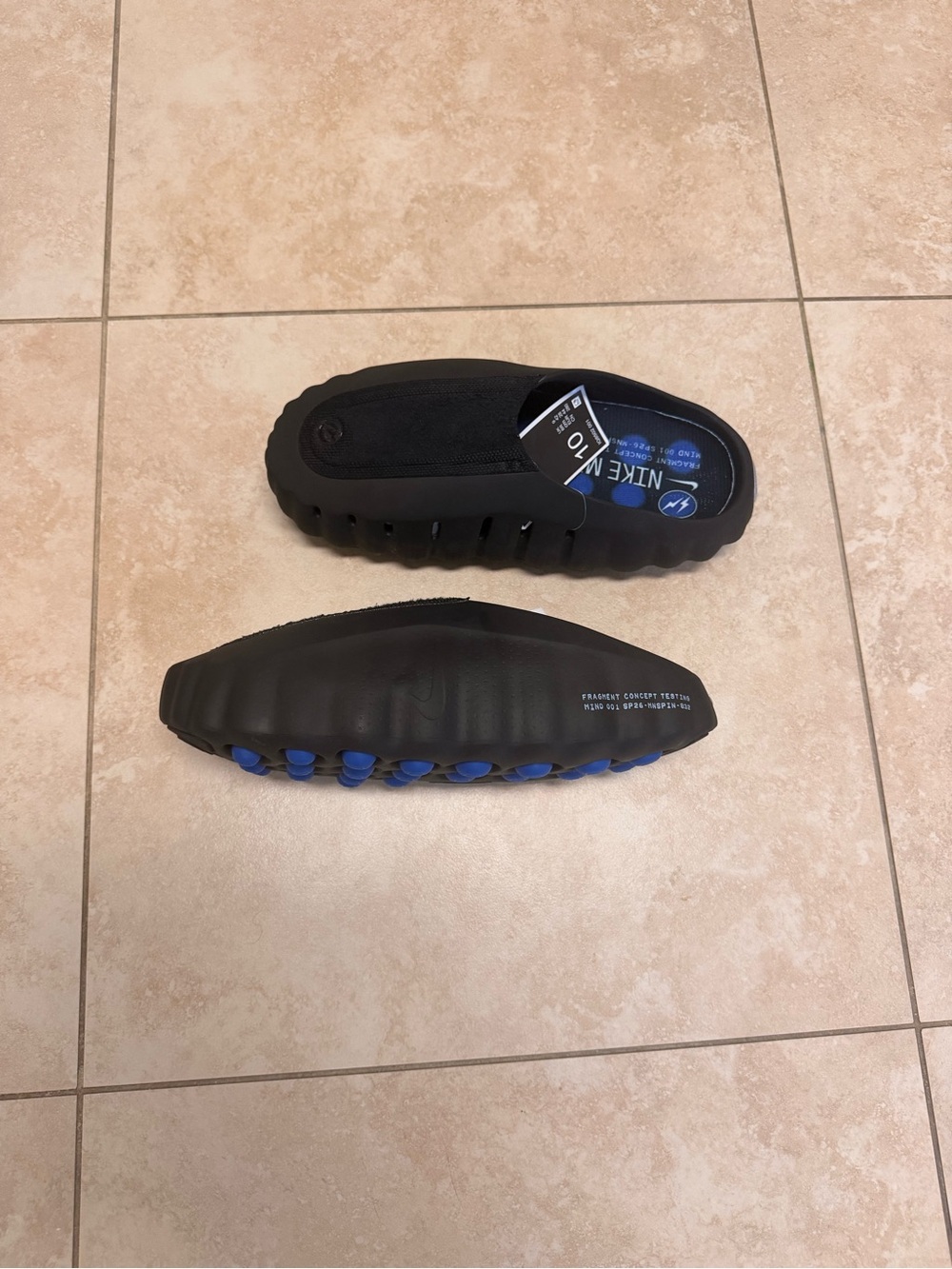 Mens Nike Mind slides fragment design- Size 10